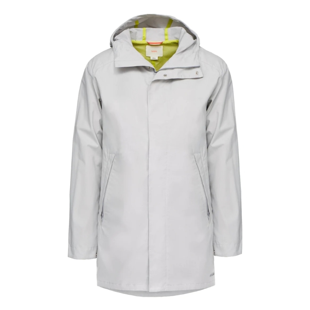 New SWIMS Motion Parka grey gray jacket raincoat Medium rain coat nwot